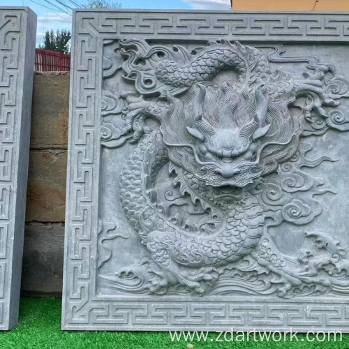 Stone Garden Statue Stone Carved Dragon